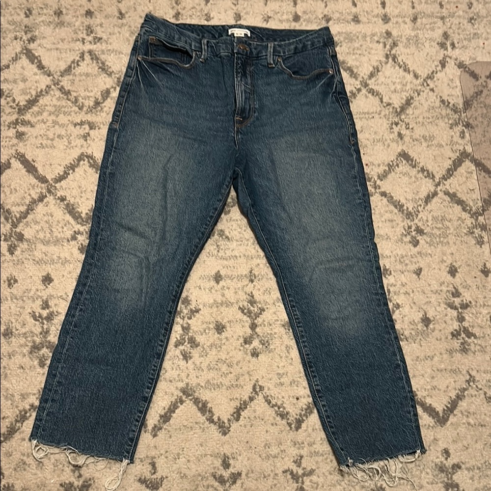 Good American Good Classic straight leg jeans